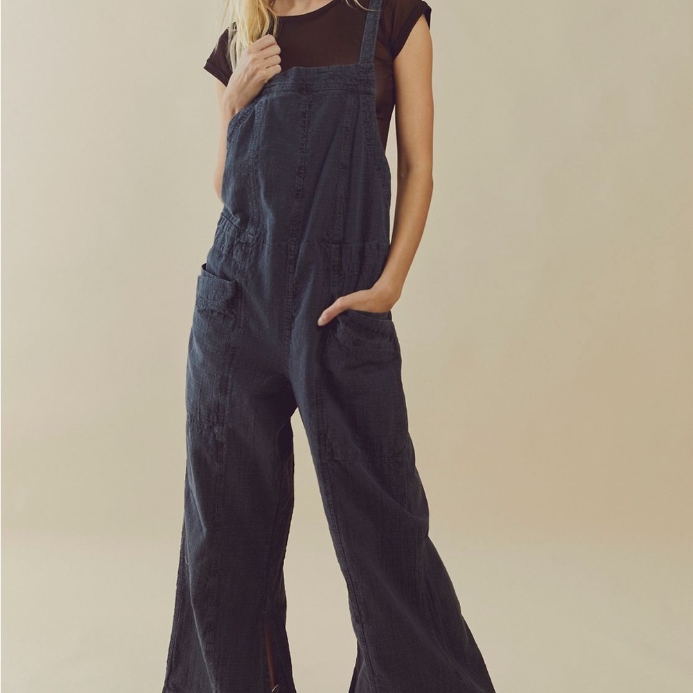 Free People Savannah Overalls XL